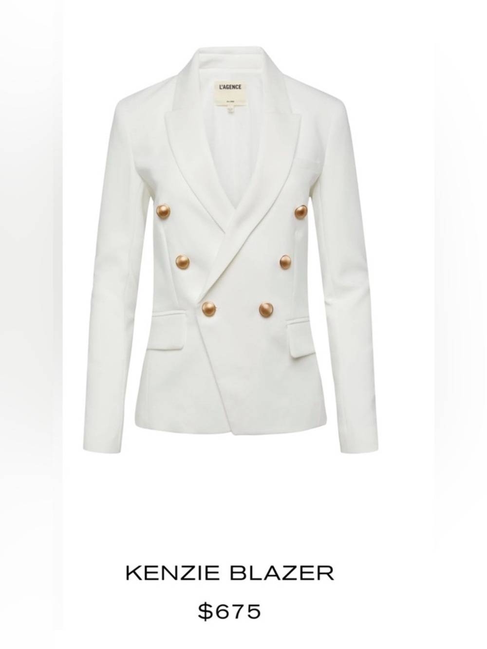 Brand new L’agence Kenzie blazer with tags size medium (8-10)